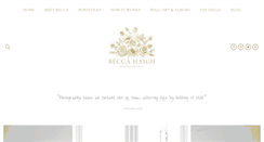 Desktop Screenshot of beccahaigh.com